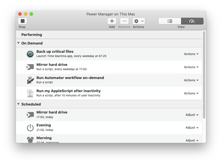 Power Manager App Mac
