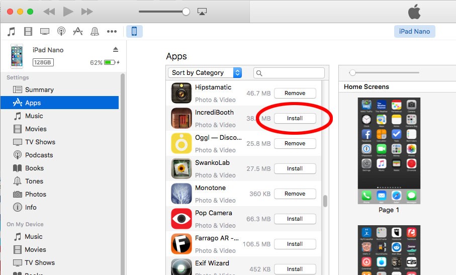 How to delete apps apple